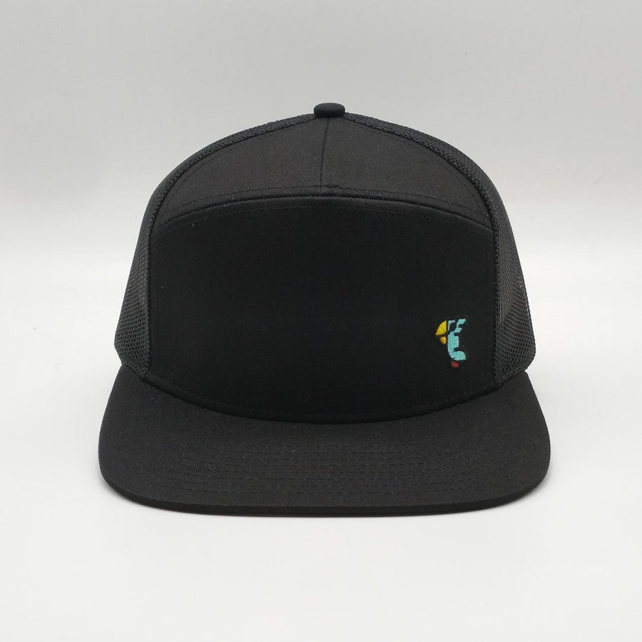PEACH BLACK CAP